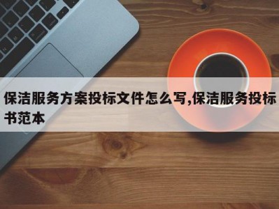 保洁服务方案投标文件怎么写,保洁服务投标书范本