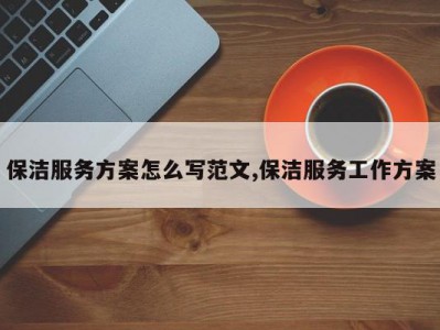 保洁服务方案怎么写范文,保洁服务工作方案