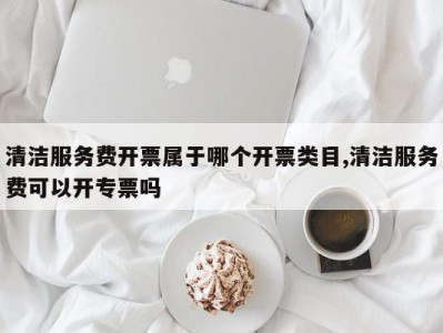清洁服务费开票属于哪个开票类目,清洁服务费可以开专票吗